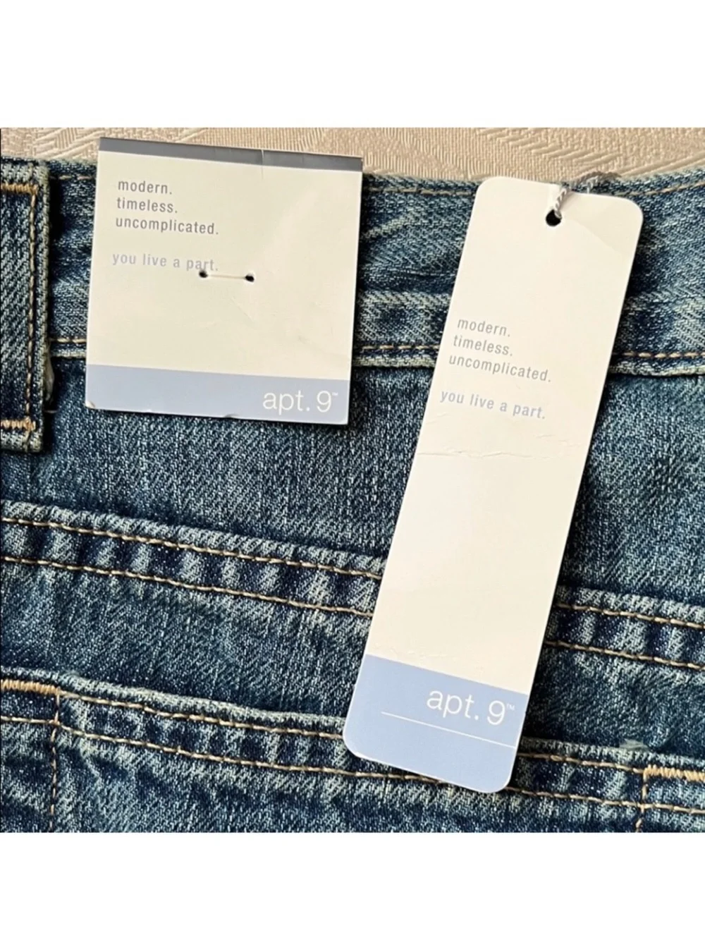 Apt. 9 Men’s Bootcut Jeans 34x34 - Medium Wash Y2K - NWT